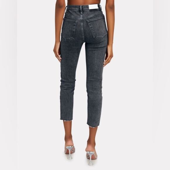 Re/Done Black Ankle & Cropped Jeans - Picture 7 of 16